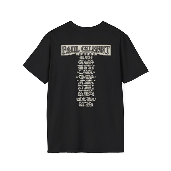 Paul Gilbert - WROC Tour 2026 Album Art Tee