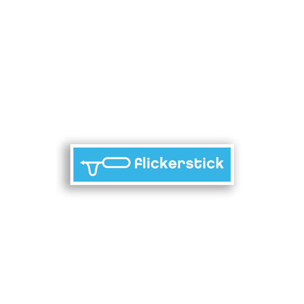 Flickerstick - Classic Logo Vinyl Sticker (PRESALE 11/25/25)