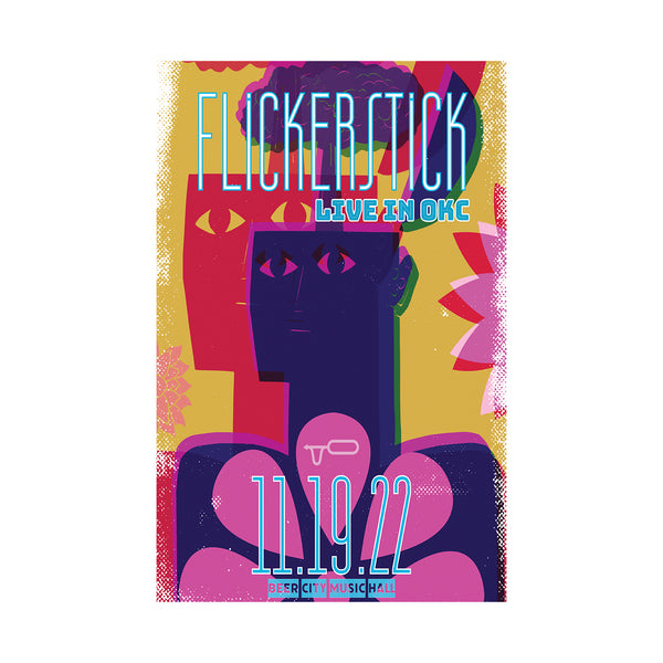 Flickerstick - Live in OKC 11-19-2022 Show Poster