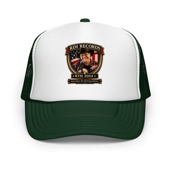 James Ryan - Hunter Green Logo Trucker Hat