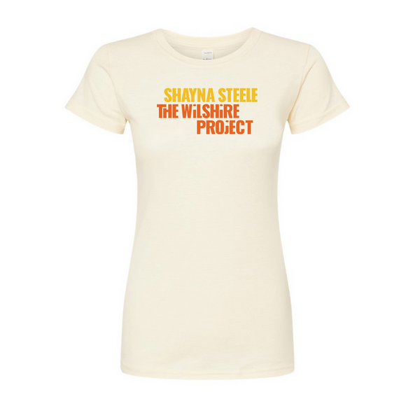 Shayna Steele - The Wilshire Project - Cream/Yellow/Orange Women's Cut Shirt