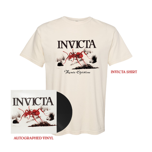Renee Christine - Invicta Autographed Vinyl + Tee (PRESALE 11/06/26)