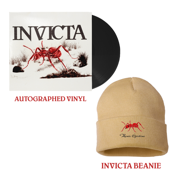Renee Christine - Invicta Autographed Vinyl + Beanie (PRESALE 11/06/26)