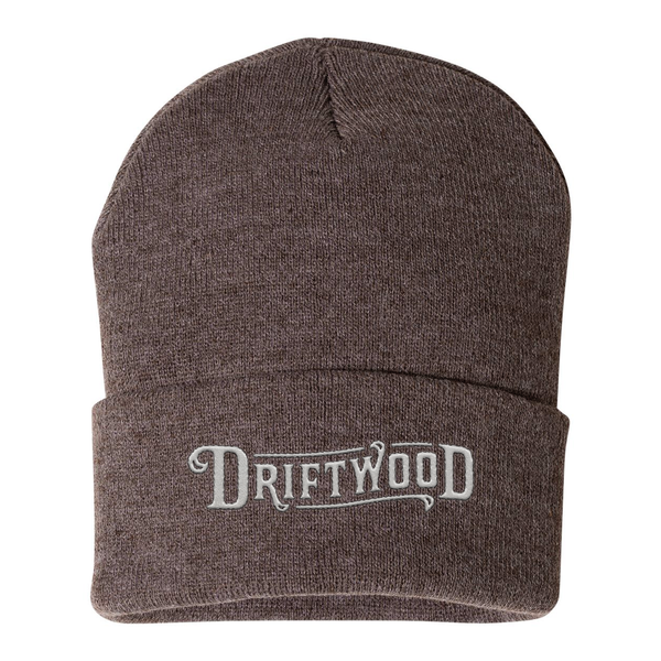 Driftwood - Brown Logo Beanie