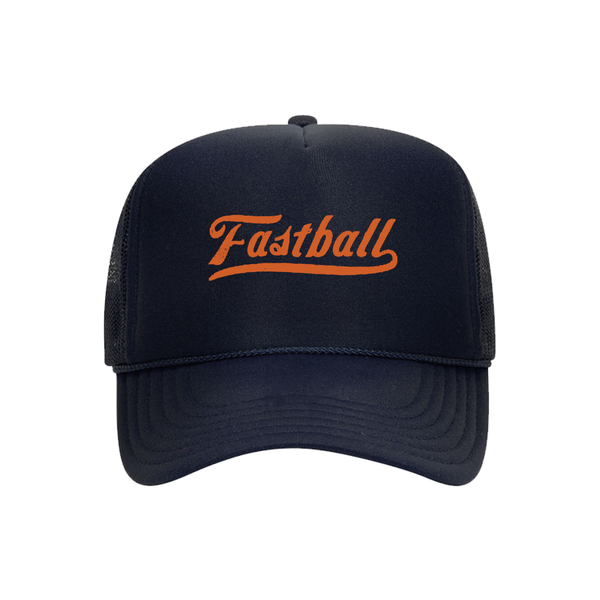 Fastball - Navy and Orange Logo Hat