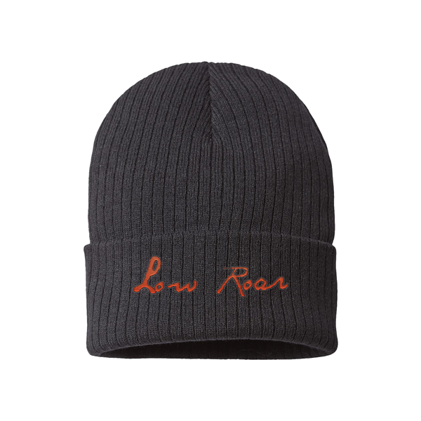 Low Roar - Red Stitching Logo Beanie