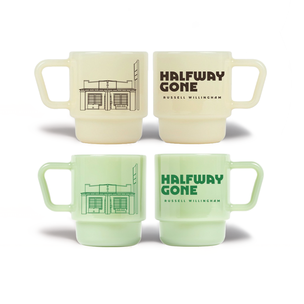 Russell Willingham - Halfway Gone Pick Two Milk Glass Mug Bundle (PRESALE 10/30/2026)
