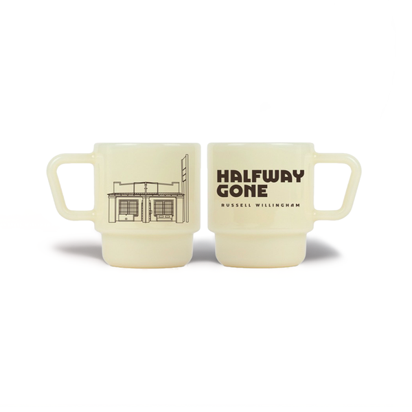 Russell Willingham - Halfway Gone Butter Yellow Milk Glass Mug (PRESALE 10/30/2026)