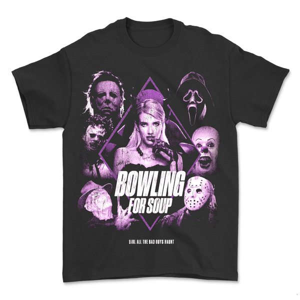 Bowling For Soup - Girl All The Bad Guys Haunt Halloween Exclusive Tee