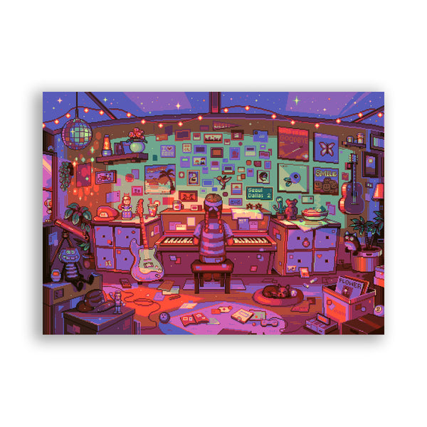 Johnny Stimson - Johnny Pixel Art Poster