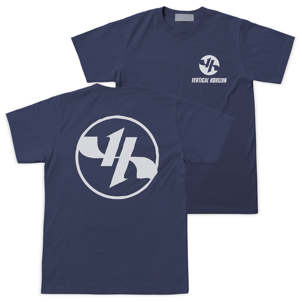 Vertical Horizon - Navy with White Print Logo Tee