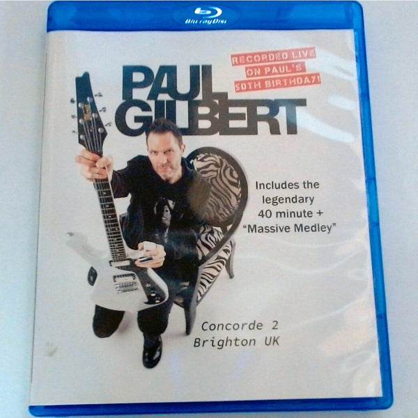 Paul Gilbert - Live from Concorde 2 in Brighton UK Blu-ray