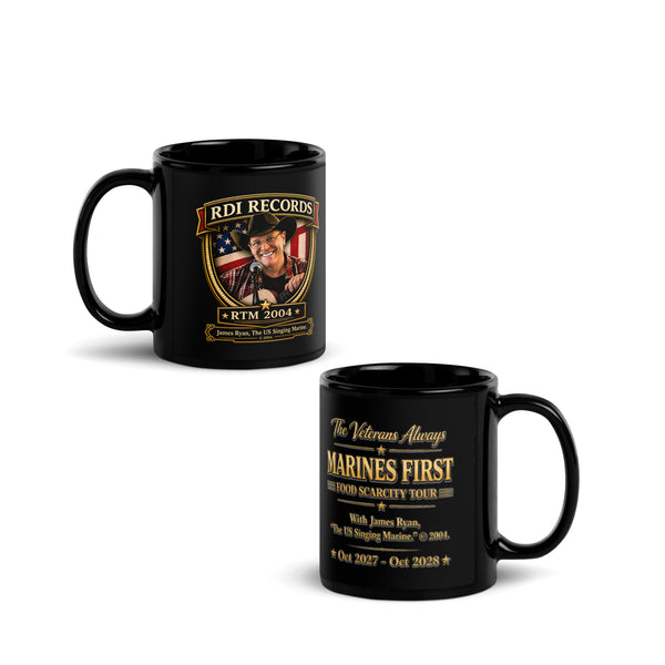 James Ryan - Set of 2 Black Mugs