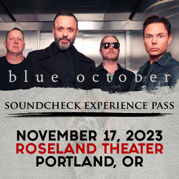 Blue October - Soundcheck Experience - 11/17 - Roseland Theater - Portland, OR (5:00pm)