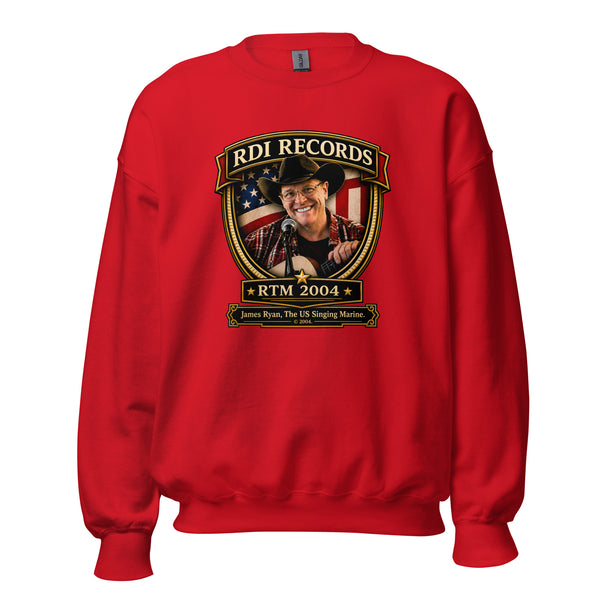 James Ryan - Red Logo Sweatshirt