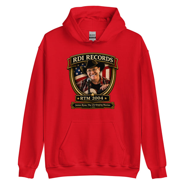 James Ryan - Red Logo Hoodie