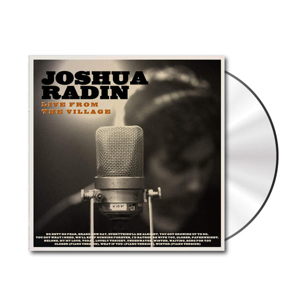 Joshua Radin - Live From The Village CD (Deluxe)