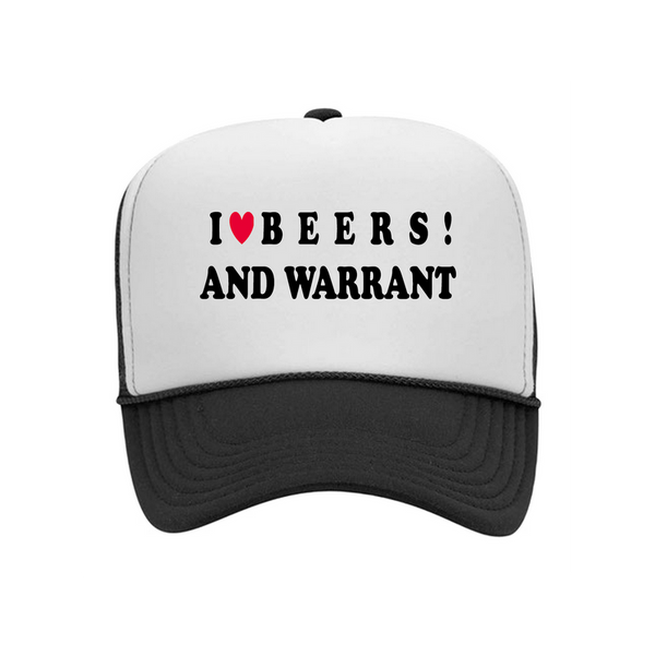 Warrant - I Heart Beers Hat