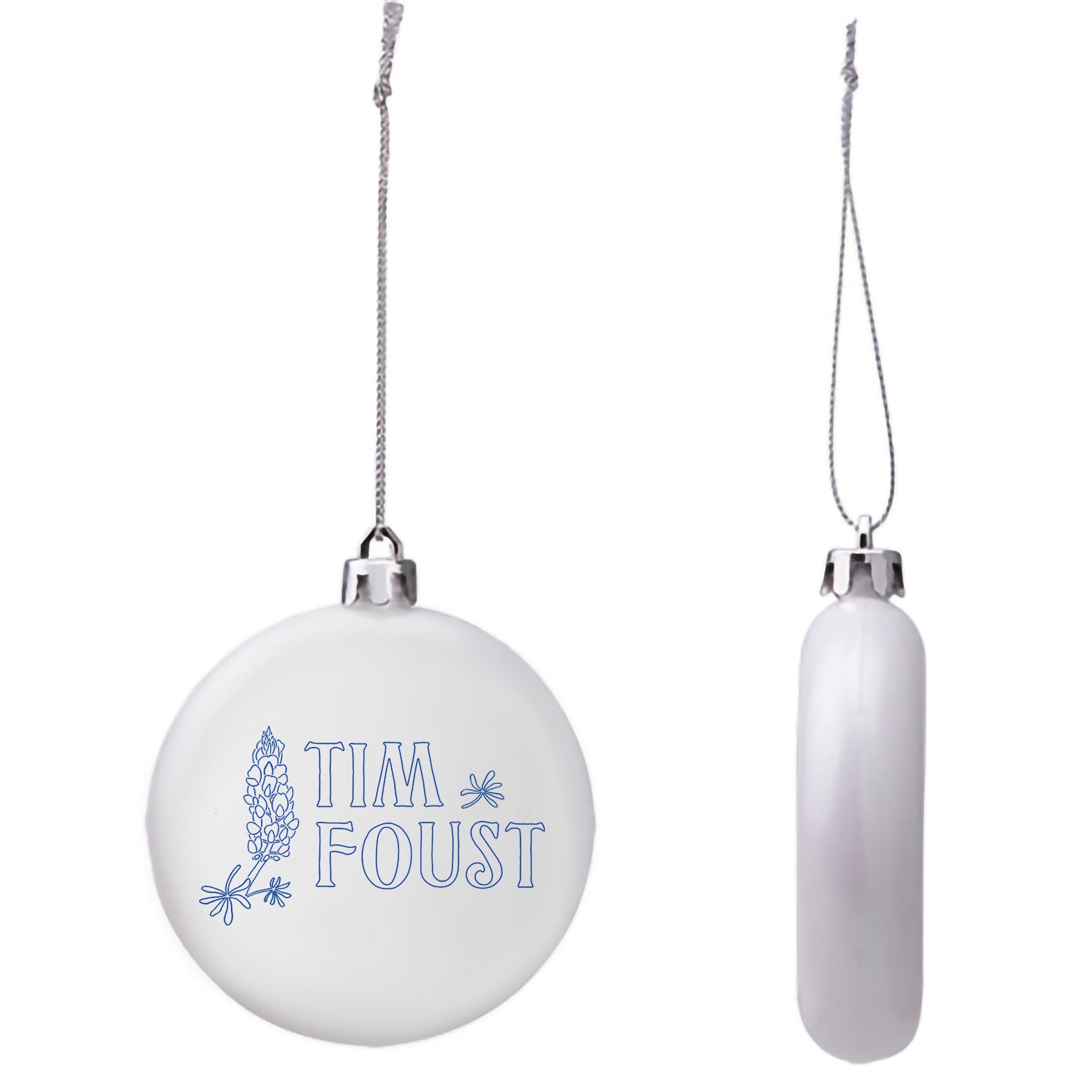 Foust Tim Foust - Logo Disk Ornament - Bandwear