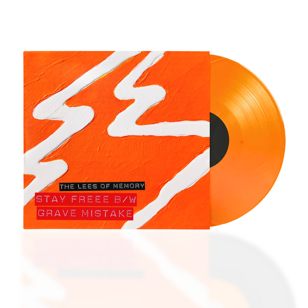 The Lees of Memory - Stay Freee B/W Grave Mistake Translucent Orange Vinyl