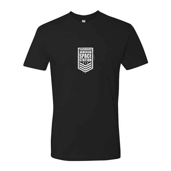Armenian Space Station - Black Classic Logo T-Shirt