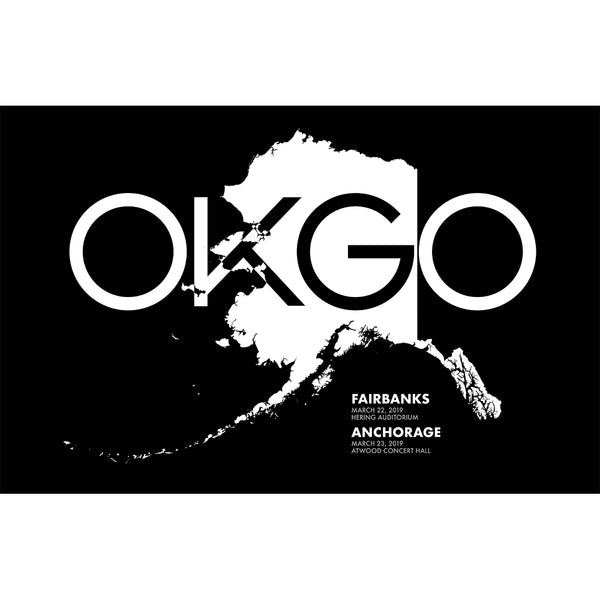 OK Go - 2019 Alaska Tour Poster