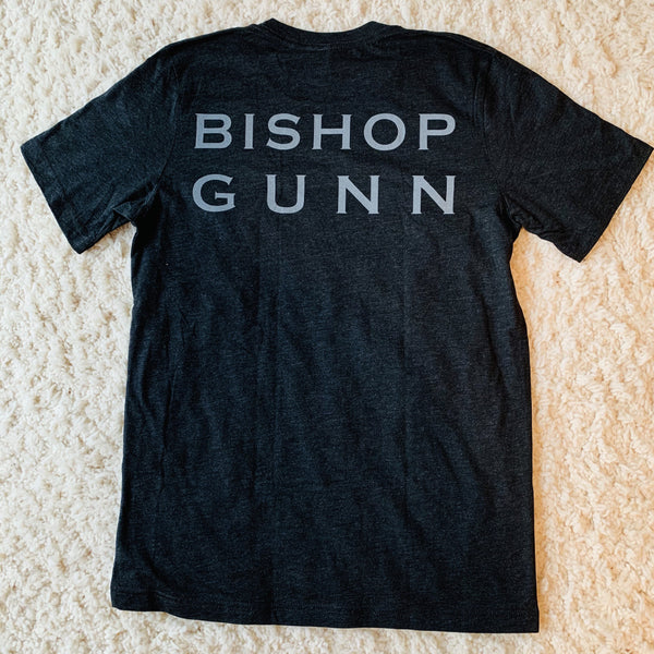 Bishop Gunn - Faces Tee Charcoal