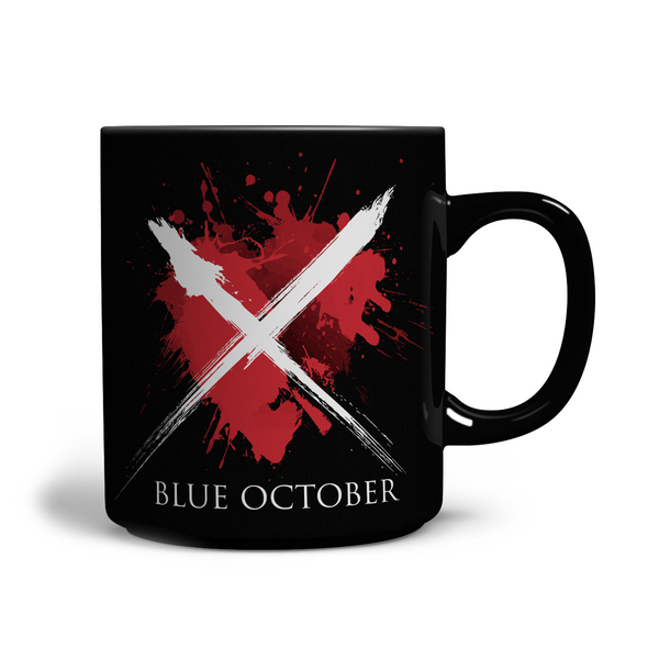 Blue October - Heart X Ceramic Mug