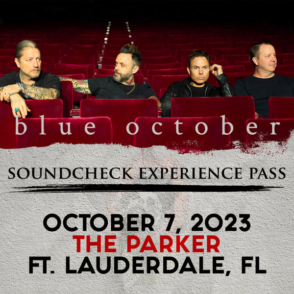 Blue October - Soundcheck Experience - 10/07 - The Parker - Ft Lauderdale, FL (5:00pm)
