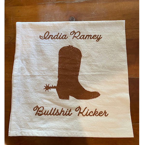 India Ramey - Bullshit Kicker Kitchen Towel