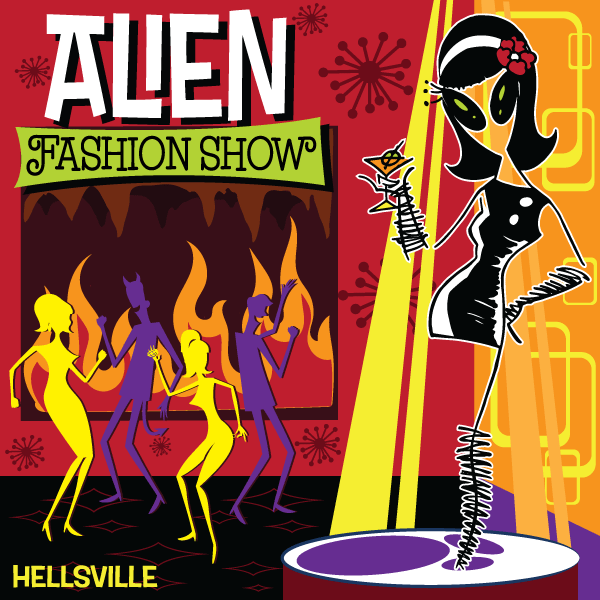 Alien Fashion Show - Hellsville Vinyl EP (2019)