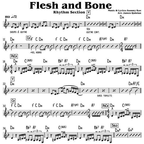 Sammy Rae - Flesh & Bone Transcription Download