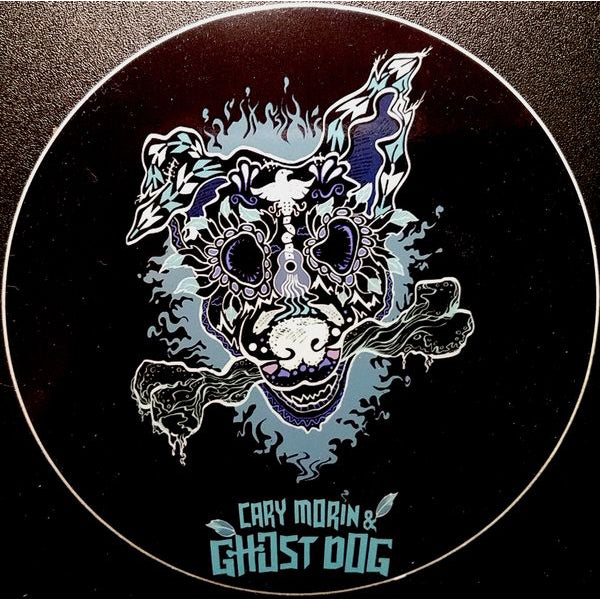 Cary Morin - Blue and Black Ghost Dog Sticker