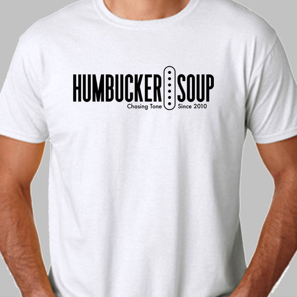 Humbucker Soup - White Logo Tee