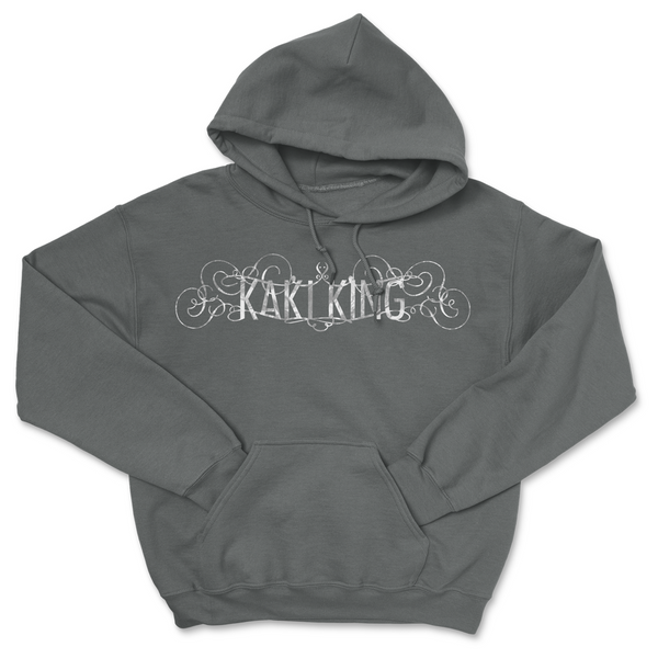 Kaki King - Metallic Silver Logo Hoodie