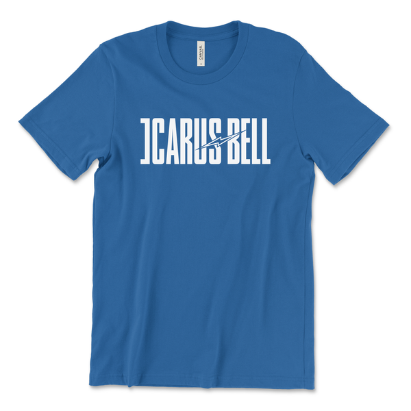 Icarus Bell - Logo Tee - Columbia Blue