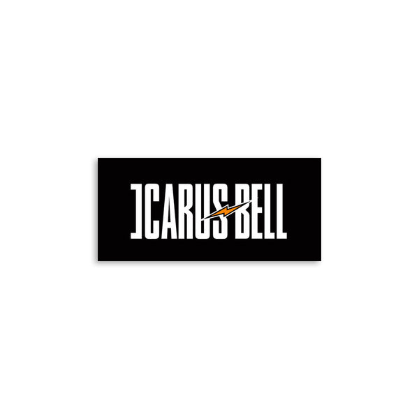 Icarus Bell - Black Logo Sticker