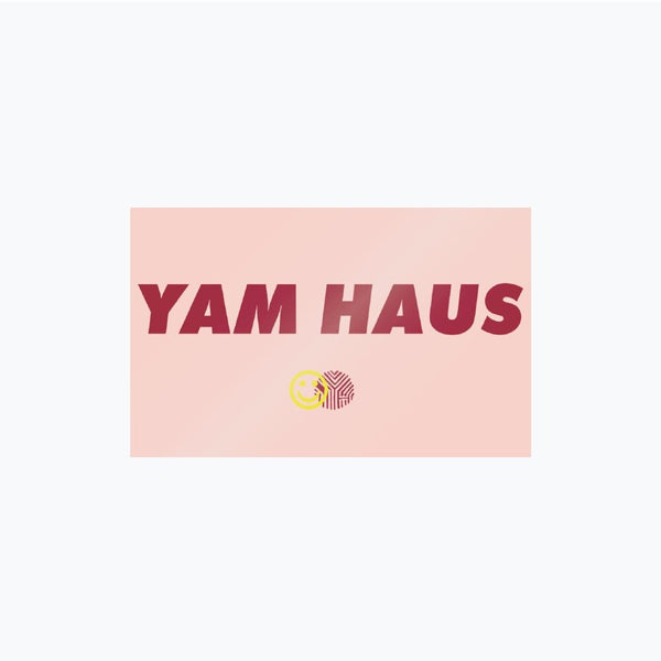 Yam Haus - Pink Sticker