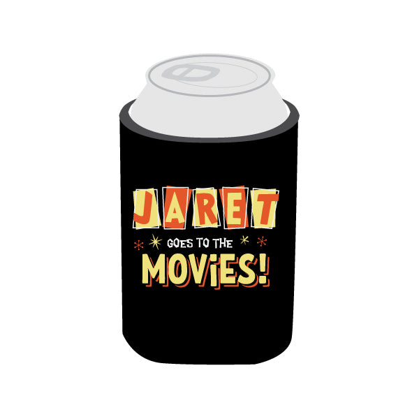 Jaret Goes To The Movies - Logo Koozie