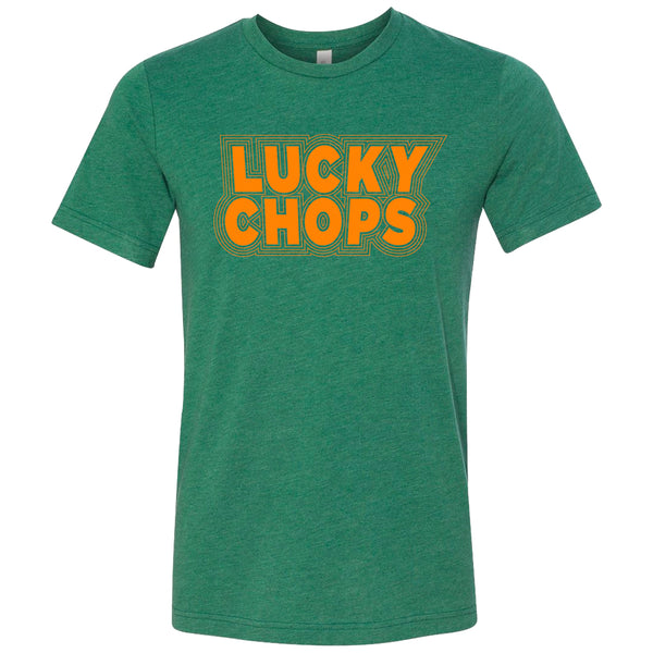 Lucky Chops - Green Logo T-Shirt