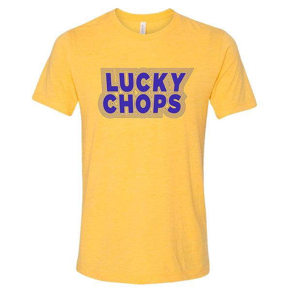 Lucky Chops - Yellow Logo T-Shirt