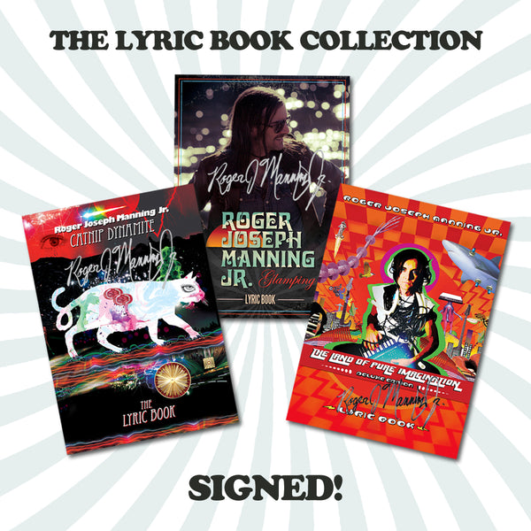 Roger Joseph Manning Jr. - Signed Lyric/Art Book Bundle