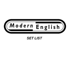 Modern English - Autographed Set List CD - Bandwear