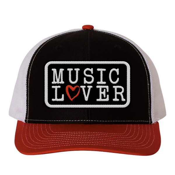 Support Local Music - Music Lover Trucker Hat - Red