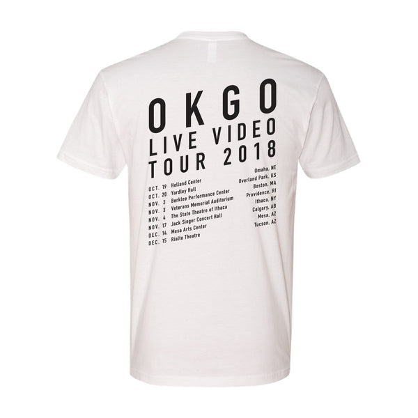 OK Go - 2018 Tour Tee (White)