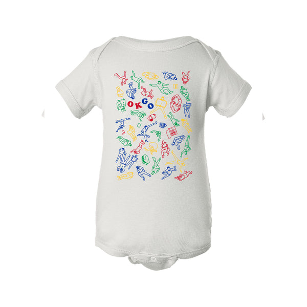 OK Go - Upside Down & Inside Out Collage Onesie