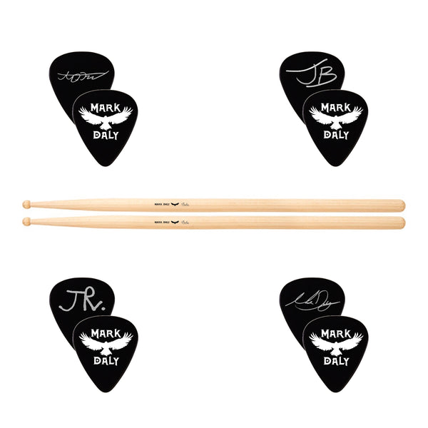 Mark Daly and The Ravens - Drumstick and Guitar Pick Bundle