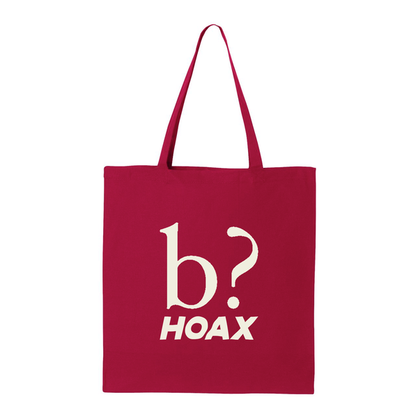 HOAX -  b? Red Tote Bag