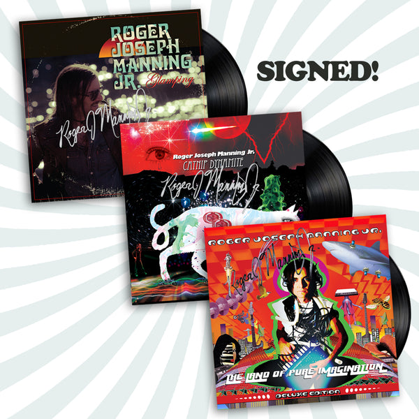 Roger Joseph Manning Jr. - Signed Vinyl LP Bundle