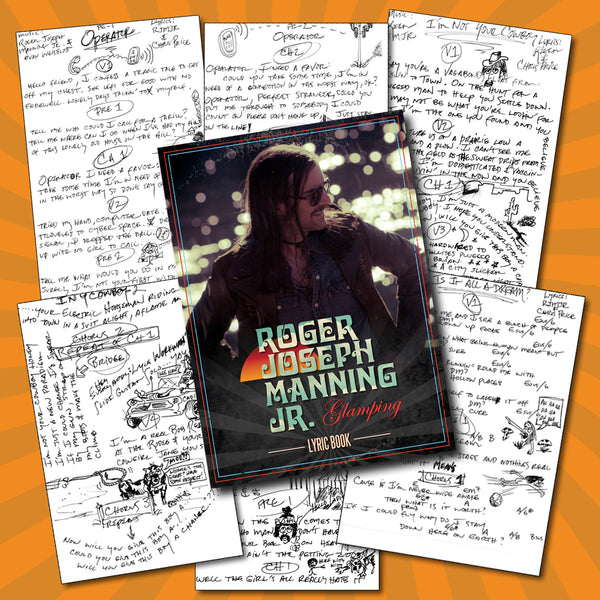 Roger Joseph Manning Jr. - Glamping Lyric/Art Book